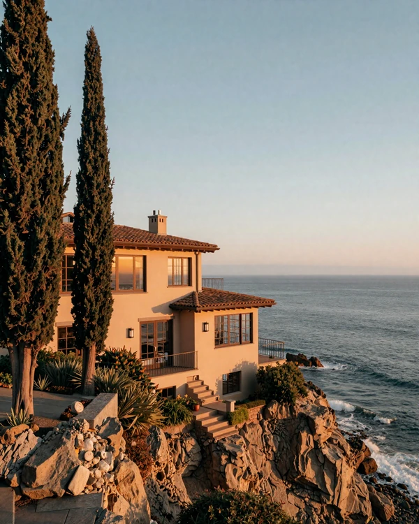 La Jolla cliffside mansion with Pacific Ocean view representing affluent San Diego enclave