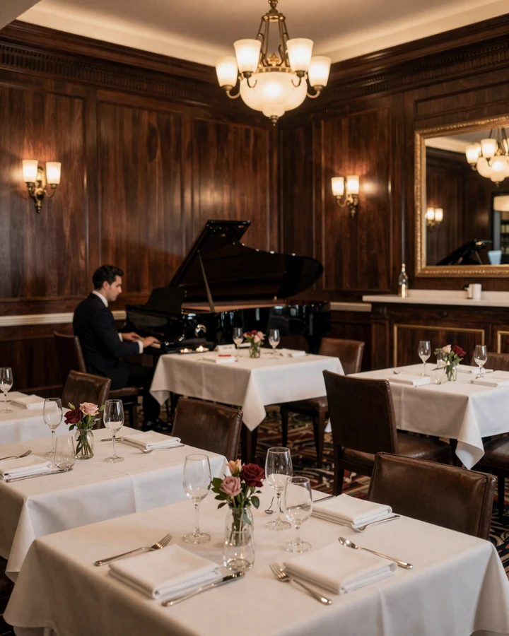 Dr Phillips Restaurant Row upscale steakhouse interior