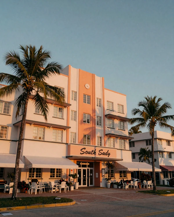 Miami South Beach sunset representing local cougar dating destination