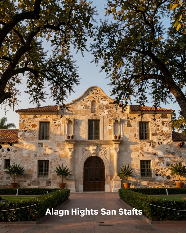 Alamo Heights Spanish colonial estate with limestone facade and terracotta roof