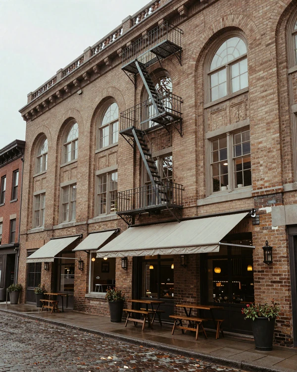 Pearl District Portland loft conversion district with warehouse architecture