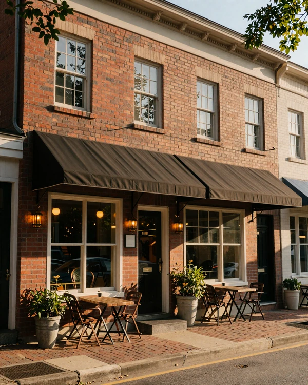 Virginia-Highland Atlanta bungalow street with boutique cafes