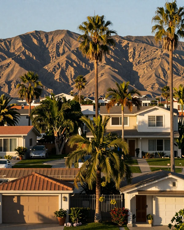 Arcadia neighborhood Phoenix with Camelback Mountain backdrop